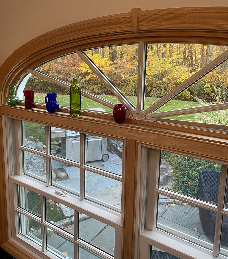 Interior Scratched window